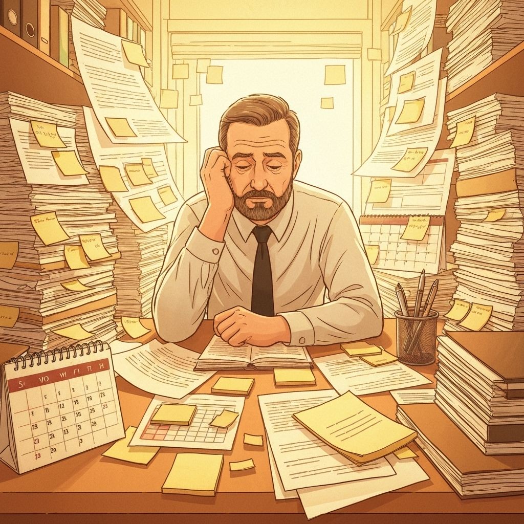 Overwhelmed with paperwork